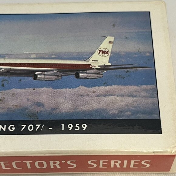 Vintage TWA Collector’s Series Bridge Size Playing Cards Sealed Boeing 707 1959 - Picture 11 of 16